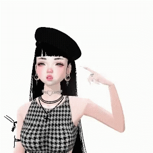 Imvu Pretty Avatar Going Crazy GIF