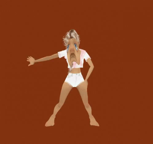 Imvu Dancing Avatar Funny Face GIF