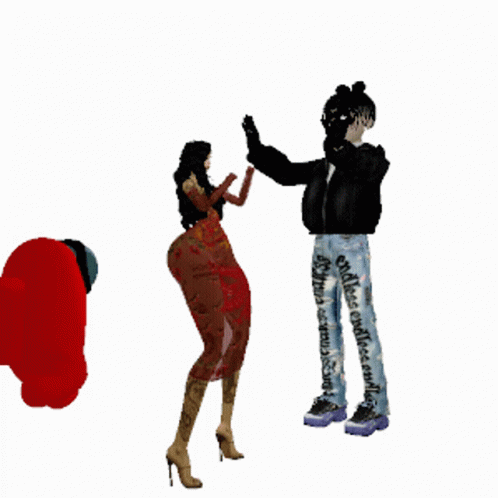 Imvu Fighting Couple One Punch GIF