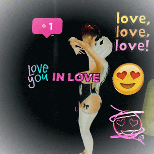 Imvu Kissing Avatars Love Emoji GIF