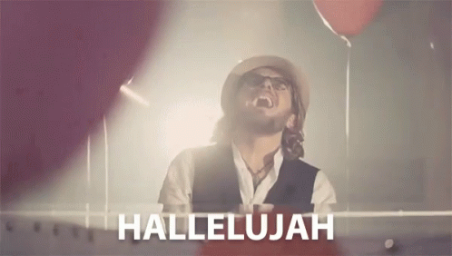 In A Party Singing Hallelujah Meme GIF