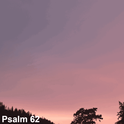 in god is my salvation and my glory written in white on a pink background