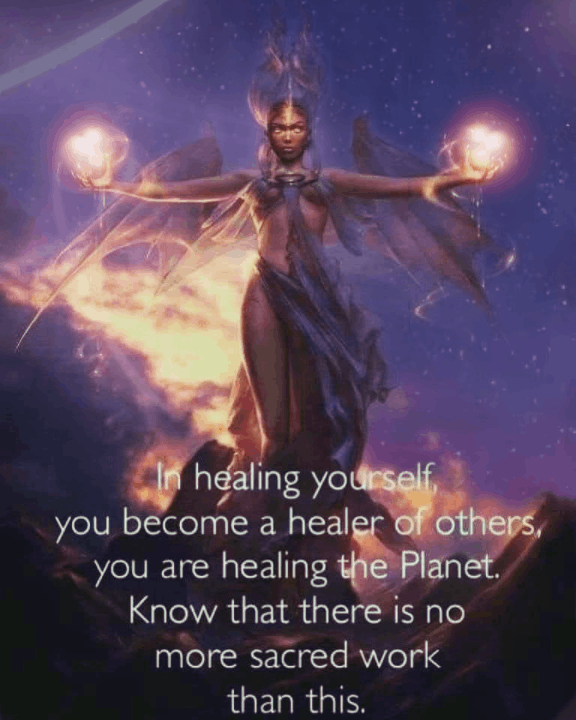 In Healing Yourself Universe Quote GIF