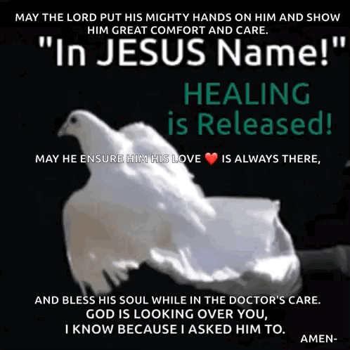In Jesus Name Healing Is Released Poster