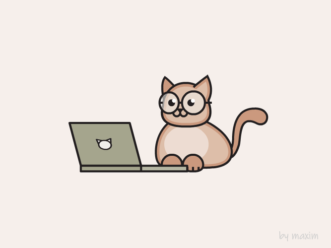 Irritated Cat Typing On Keyboard GIF
