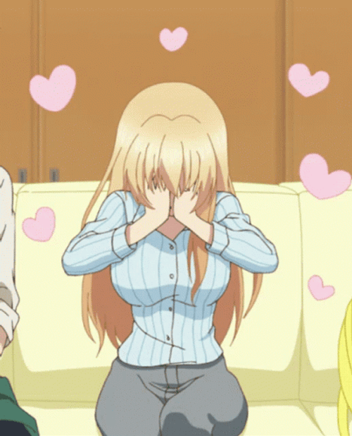 In Loved Kei Karuizawa Blushing Anime GIF