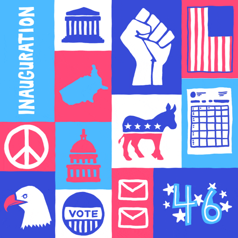 Inauguration Aesthetic Collage GIF