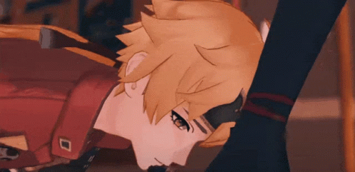 Inazuma Bowing To Baal Genshin Impact GIF