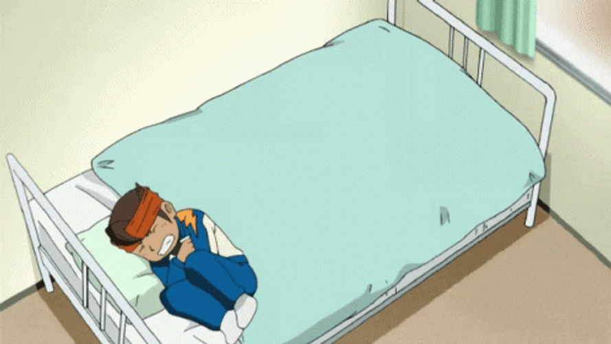 Inazuma Eleven Rolling In Bed Out Of Excitement GIF