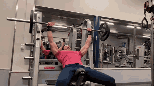 Incline Barbell Press Gif GIF