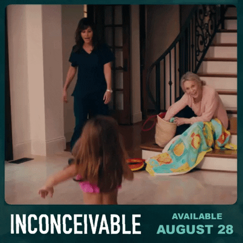 Inconceivable Faye Dunaway Laughing GIF