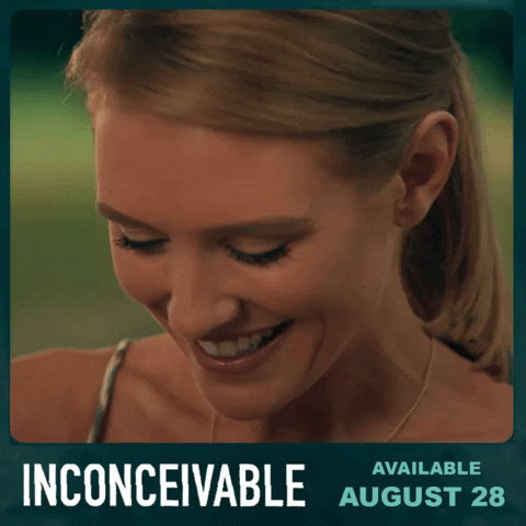 Inconceivable Katie Nicky Whelan Smiling GIF
