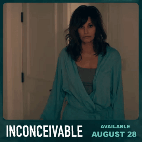 Inconceivable Frustrated Gina Gershon  GIF
