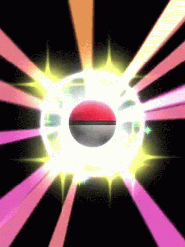 Incredible Sparkling Pokeball Outer Space GIF