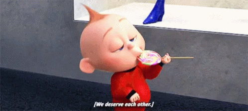 Incredibles Baby Jack Licking Candy GIF