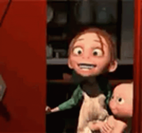 Incredibles Jack And Baby Sitter GIF