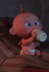 Incredibles Shocked Baby Jack GIF