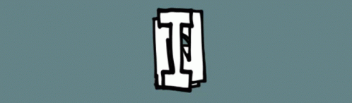 Minimalist White Indeed Print GIF