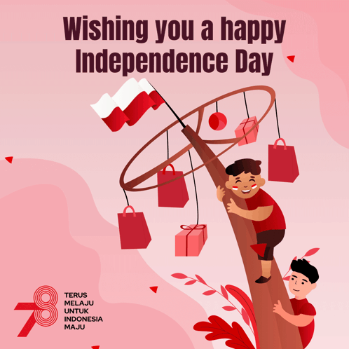 Independence Day Poster Wishing Happy Day