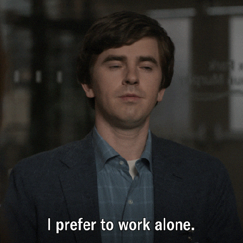 Independent Doctor Murphy Prefer To Work Alone GIF