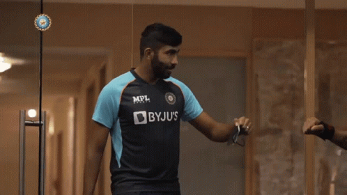India Cricket Fist Bump GIF
