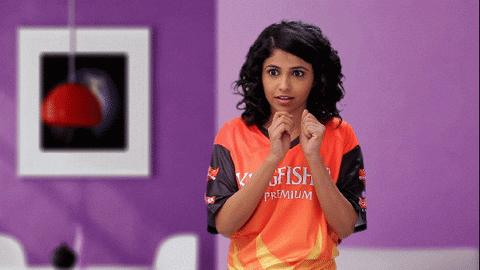 India Cricket Girl Supporter GIF