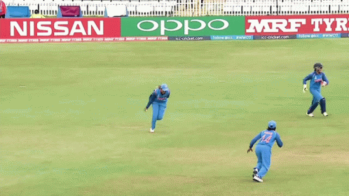 India Cricket Player High Five GIF