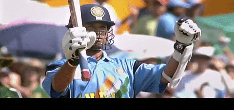 India Cricket Strong Bat GIF