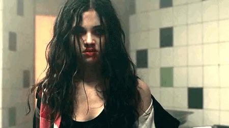 Beaten India Eisley Intense Look GIF