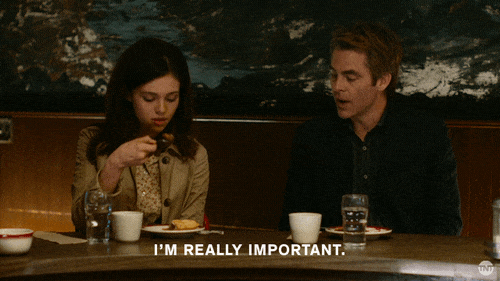 India Eisley Chris Pine Talking GIF