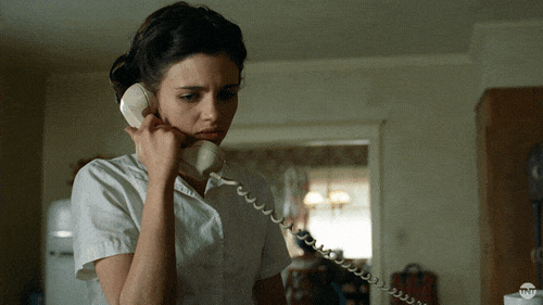 India Eisley Disoriented Talking On Phone GIF