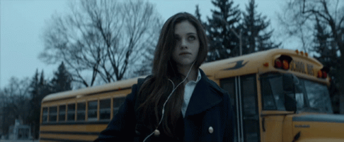 India Eisley Removing Earphones  GIF