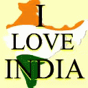 India I Love India Map GIF
