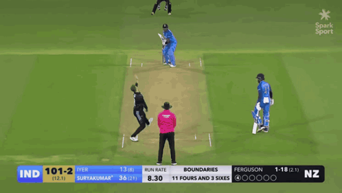 India vs New Zealand Cricket with ANZ Hero Ads