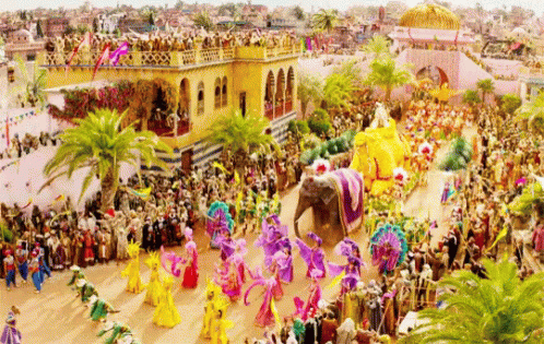 Indian Colorful Parade GIF