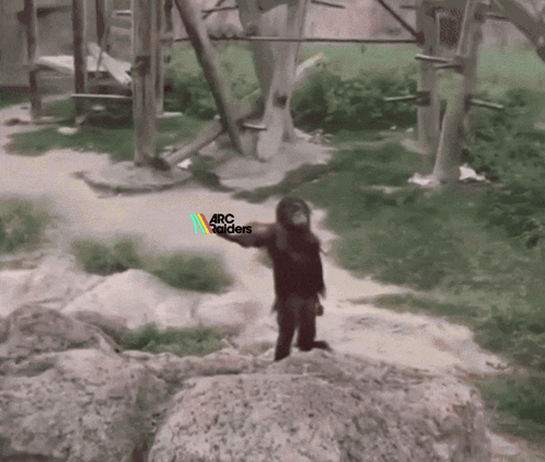 Indian Flag Waving In Cloudy Sky GIF