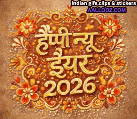 Indian GIFs Clips and Stickers Aallooz.com on Brown Background
