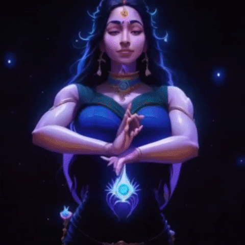 Indian Girl Dancing Animation GIF