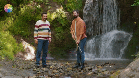 Indian Guys Shooting Archery Target GIF