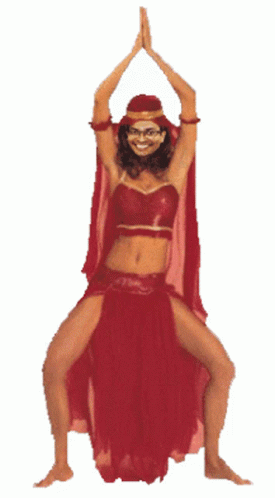 Indian Woman Belly Dancing GIF