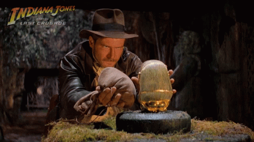 Indiana Jones and the Last Crusade Poster Man in Hat