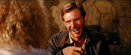 Indiana Jones Eating Popcorn GIF