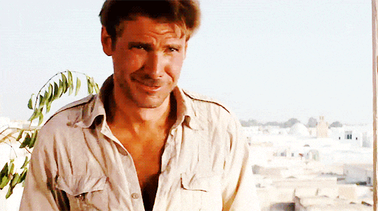 Indiana Jones Harrison Ford Smiles GIF