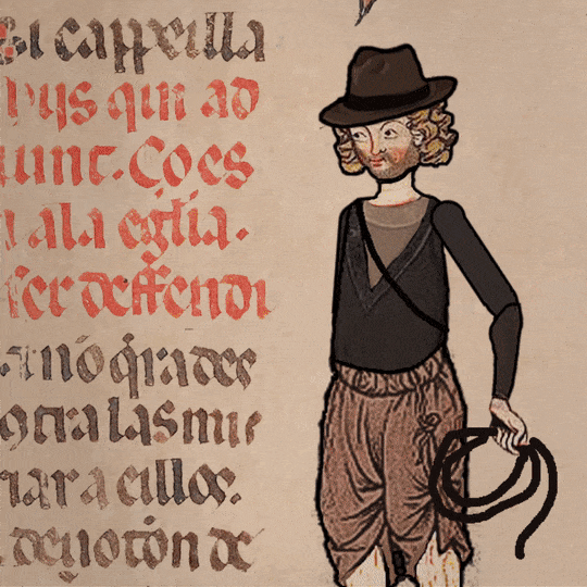 Indiana Jones Medieval Art GIF