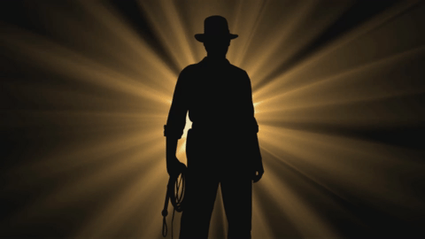 Indiana Jones Silhouette GIF