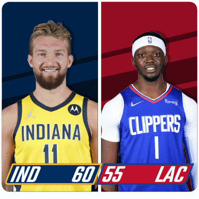 Indiana Pacers vs Los Angeles Clippers Half-time Break