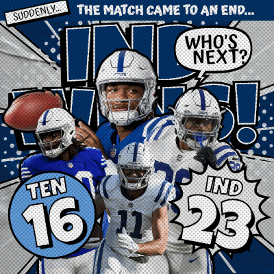 indianapolis colts players number 16 11 and 23 pose for a picture