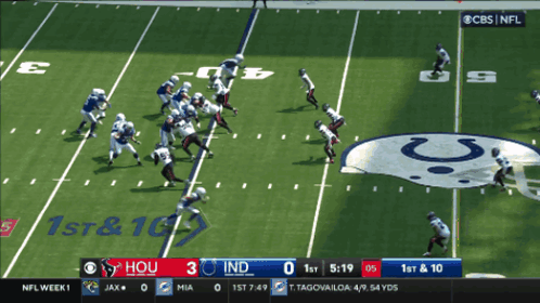 Indianapolis Colts Vs Houston Cowboys Football Game GIF