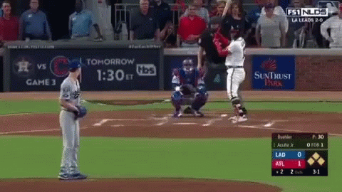 Indians Baseball Player Kneeling On Base GIF