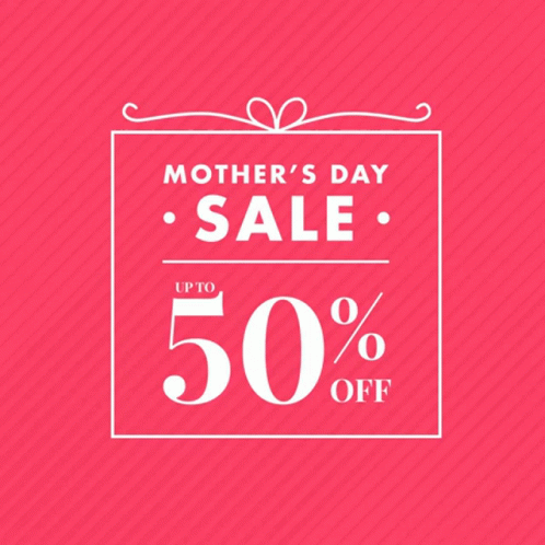 Indique Hair Mother's Day Sale Sign GIF
